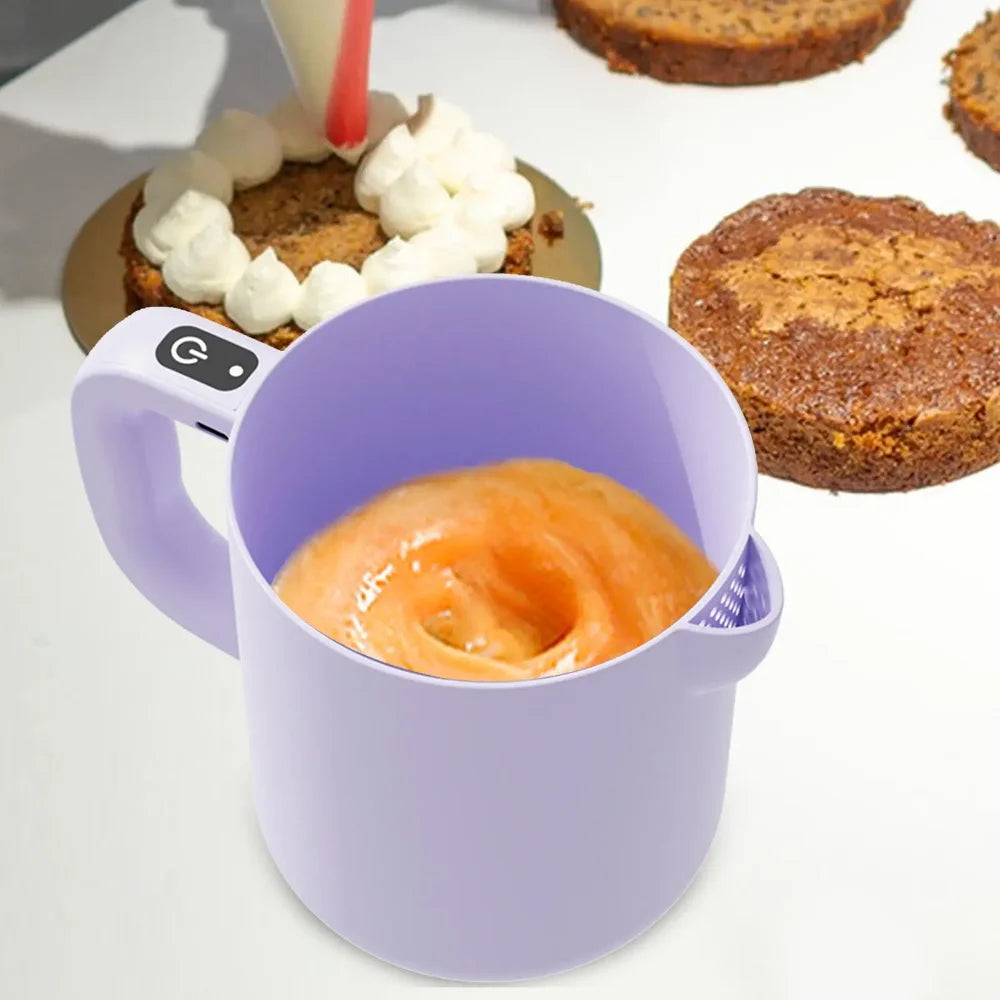 Automatic Stirring Cup Rechargeable Electric Stirring Mugs Washing rice Mixer Mug Rotating Magnetic Tumbler Kitchen Baking Tools