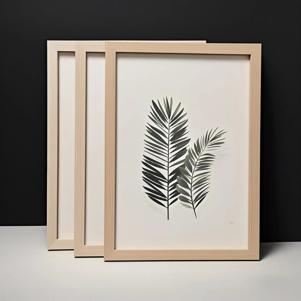 3pcs Black White Apricot A4 A3 Solid Wood Photo Frame Mounted on The Wall or Desktop Poster Frame Comes with Hardware