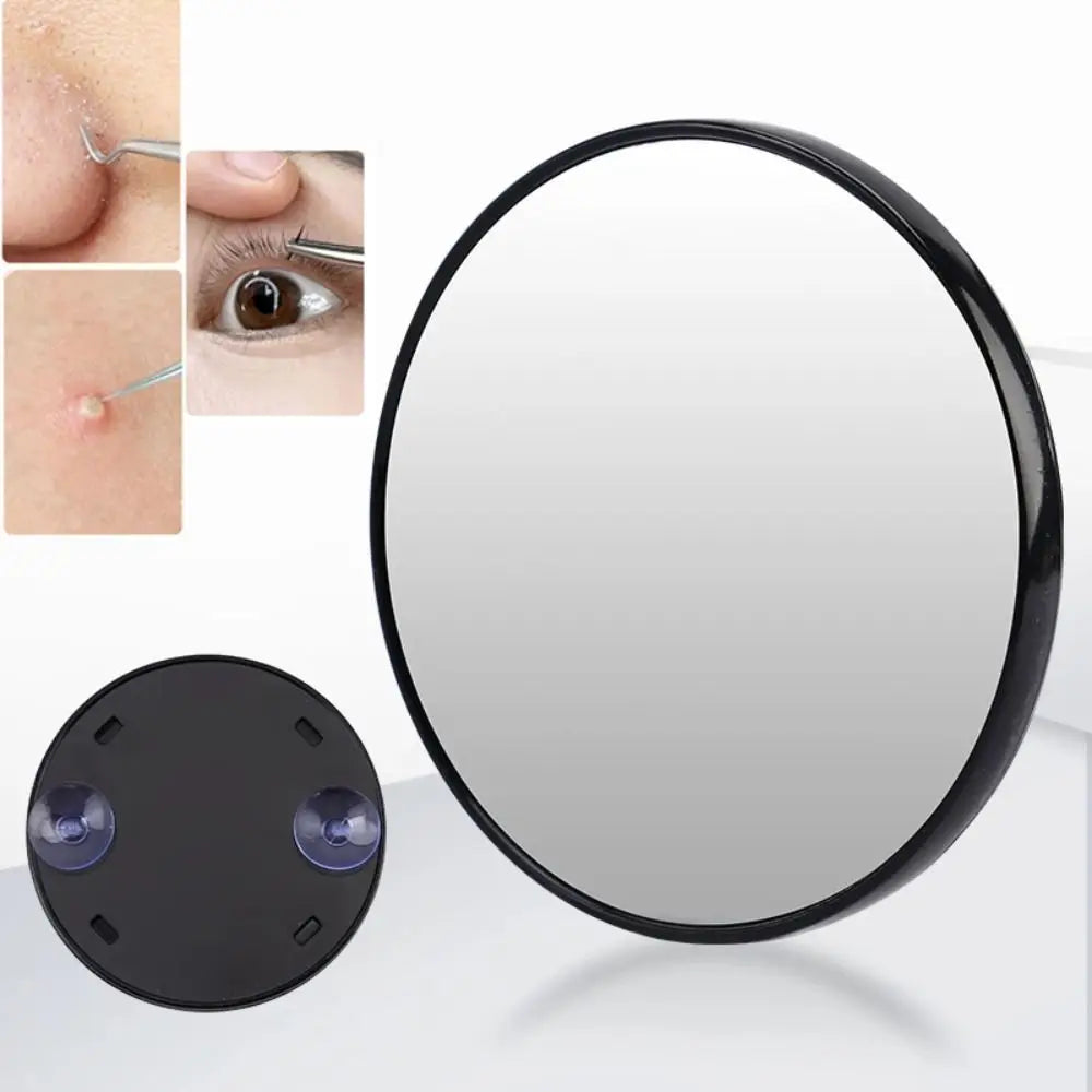 Magnification Mirror With Suction Cup Blackhead Magnifying Mirror For Bathroom Makeup Mirror Portable Mirror Round 5x/10x/15x
